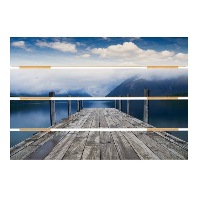 Cuadros en madera Nelson Lakes National Park New Zealand