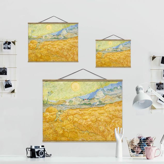 Estilos artísticos Vincent Van Gogh - The Harvest, The Grain Field