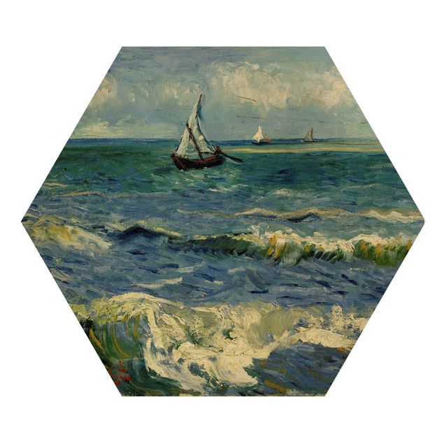 Láminas cuadros famosos Vincent Van Gogh - Seascape Near Les Saintes-Maries-De-La-Mer