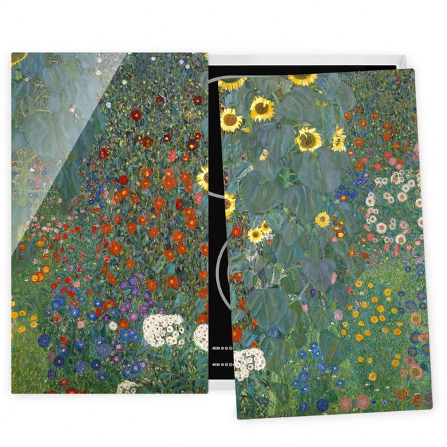Cuadros Art deco Gustav Klimt - Garden Sunflowers