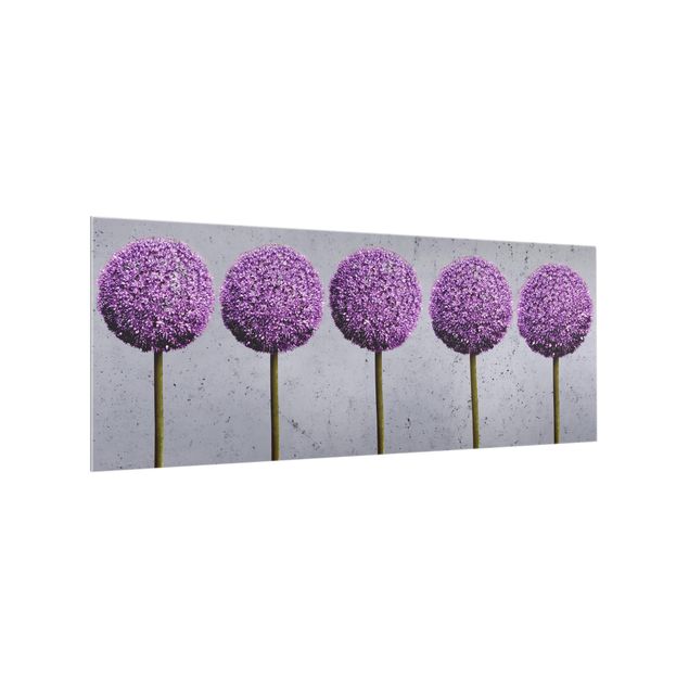 panel-antisalpicaduras-cocina Allium Ball Flower
