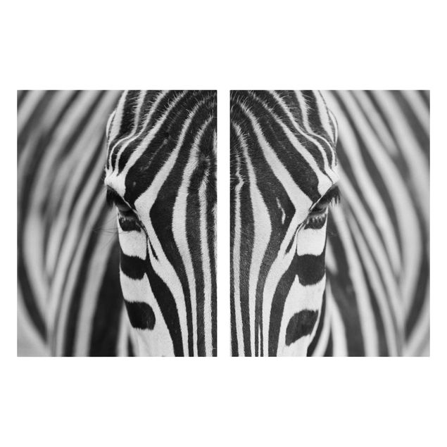 Lienzos blanco y negro Zebra Look