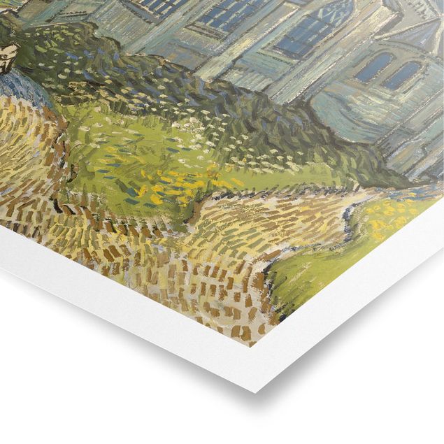 Láminas cuadros famosos Vincent van Gogh - The Church at Auvers