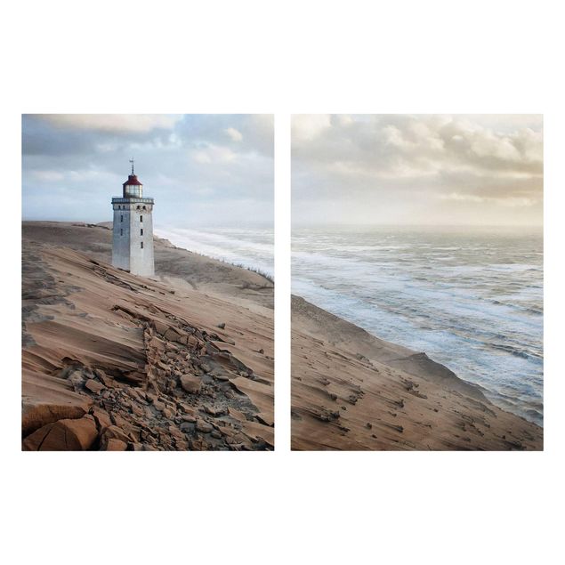 Lienzos paisajes Lighthouse In Denmark