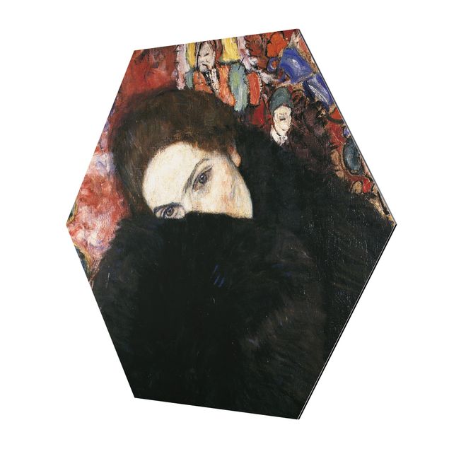 Cuadro retratos Gustav Klimt - Lady With A Muff