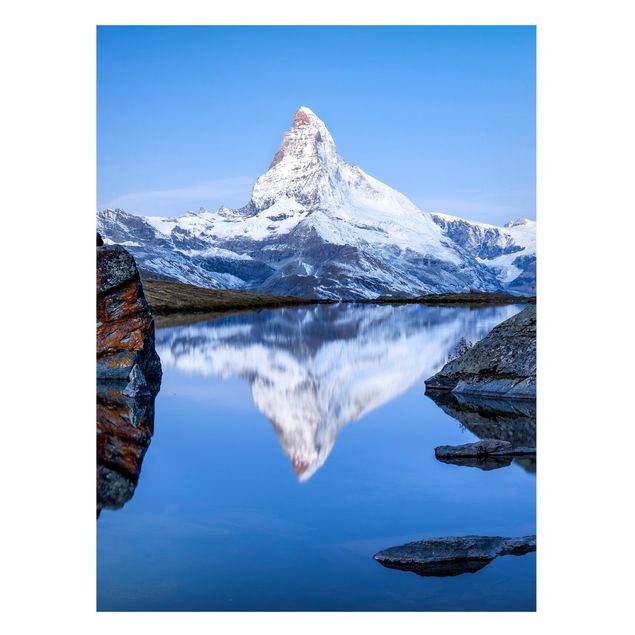 Cuadros de Suiza Stellisee Lake In Front Of The Matterhorn