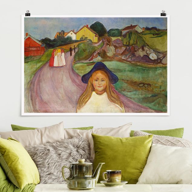 Cuadros de Expresionismo Edvard Munch - White Night