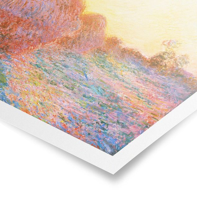 Cuadros paisajes Claude Monet - Haystack In Sunlight