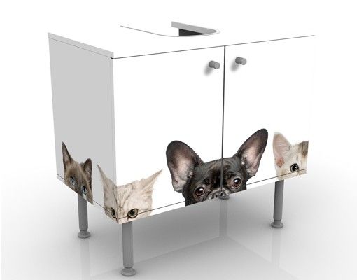Armario bajo lavabo  Cats With Puppy Dog Eyes