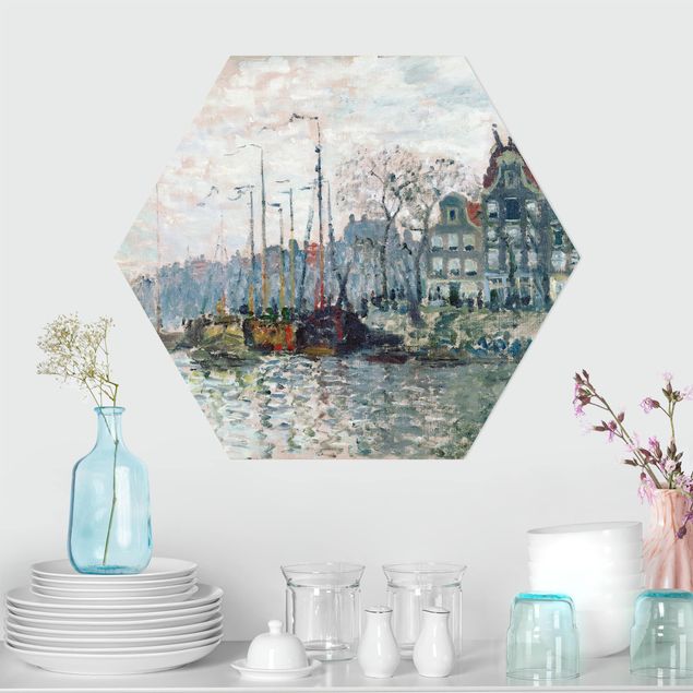 Decoración cocina Claude Monet - View Of The Prins Hendrikkade And The Kromme Waal In Amsterdam