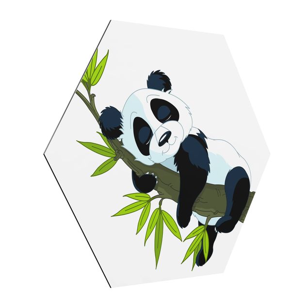 Cuadros paisajes Sleeping Panda