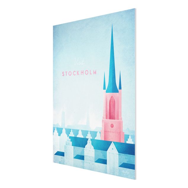 Cuadros famosos Travel Poster - Stockholm