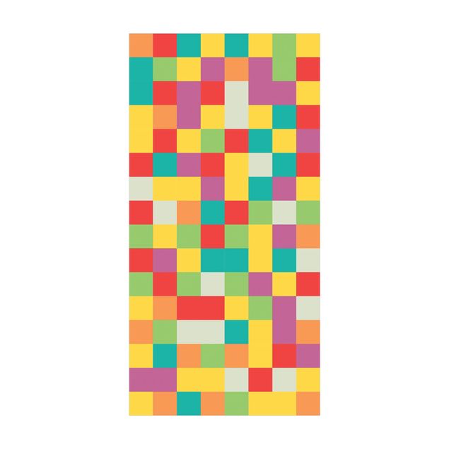 Alfombra juego ajedrez Colourful Mosaic Circus