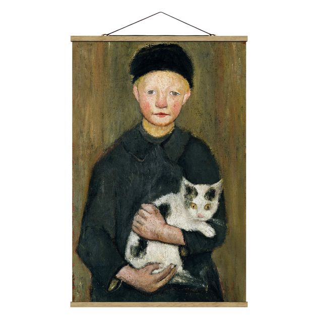 Cuadros famosos Paula Modersohn-Becker - Boy with Cat