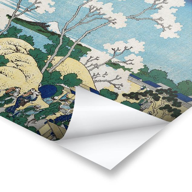 Póster vintage  Katsushika Hokusai - The Fuji Of Gotenyama