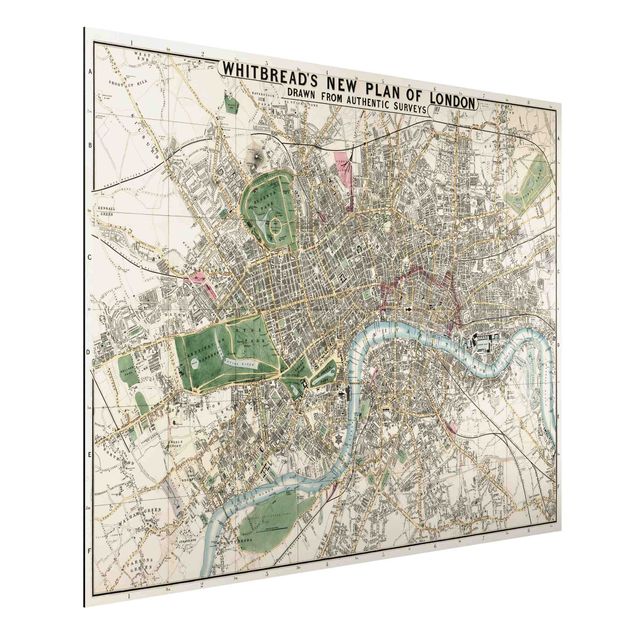 Decoración de cocinas Vintage Map London