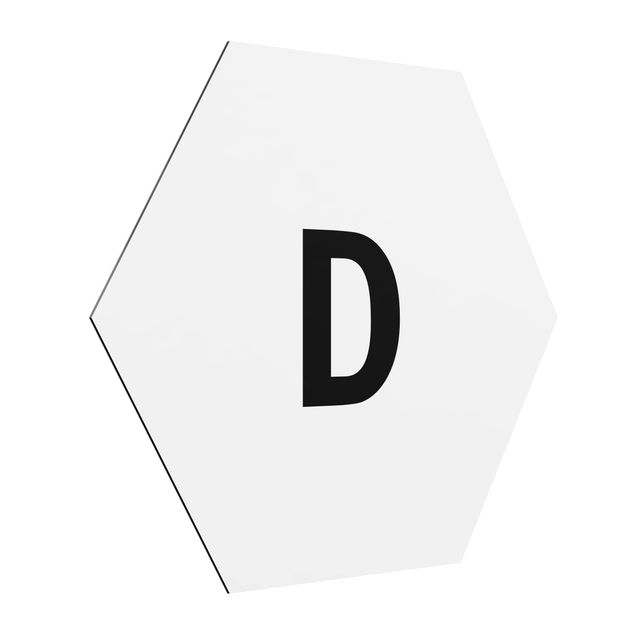 Cuadros decorativos modernos Letter White D