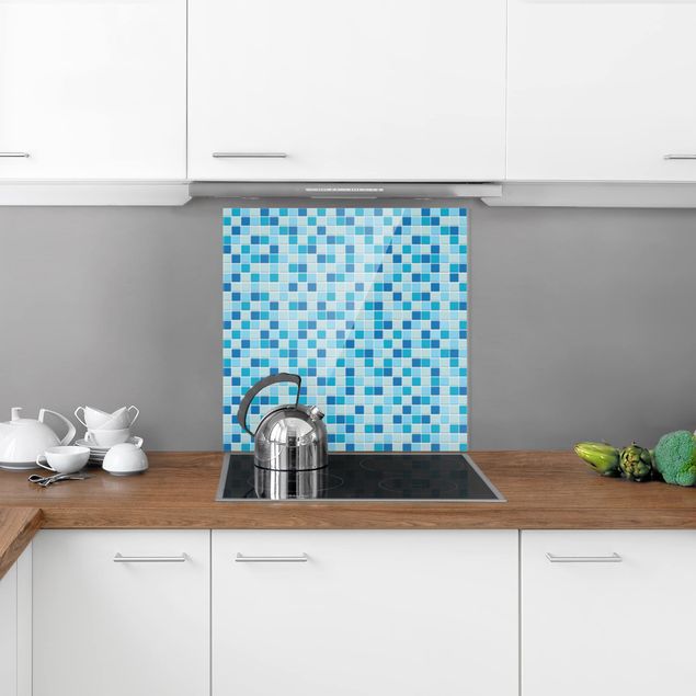 Panel antisalpicaduras cocina patrones Mosaic Tiles Meeresrauschen