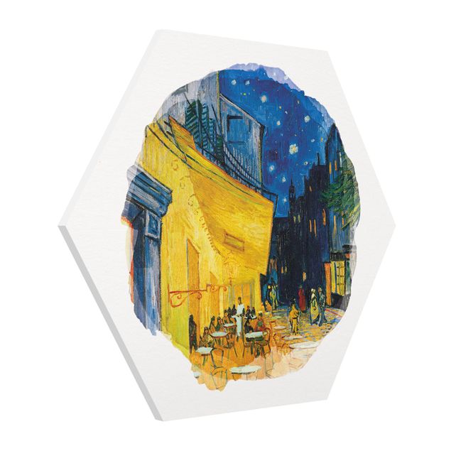 Estilo artístico Post Impresionismo WaterColours - Vincent Van Gogh - Cafe Terrace In Arles