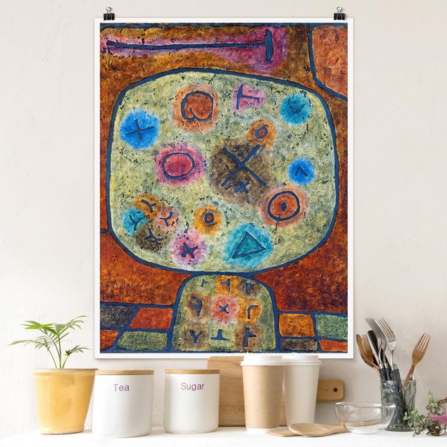 Decoración de cocinas Paul Klee - Flowers in Stone
