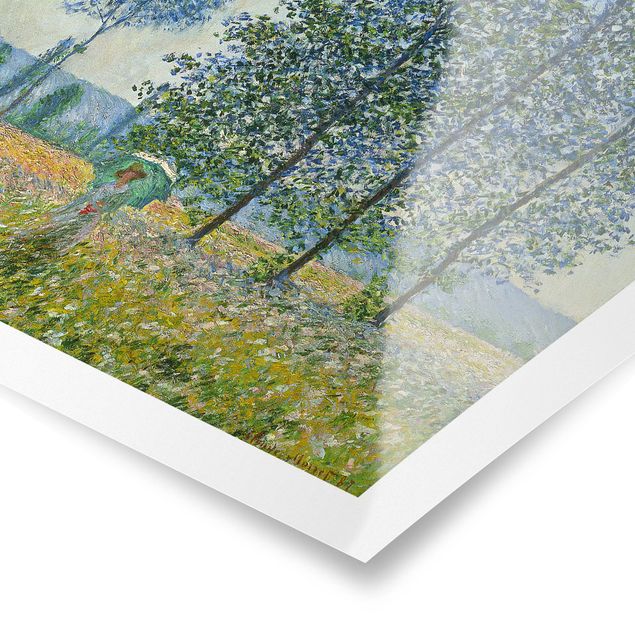 Cuadros de paisajes naturales  Claude Monet - Fields In Spring