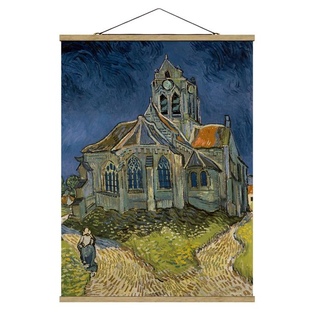 Estilo artístico Post Impresionismo Vincent van Gogh - The Church at Auvers