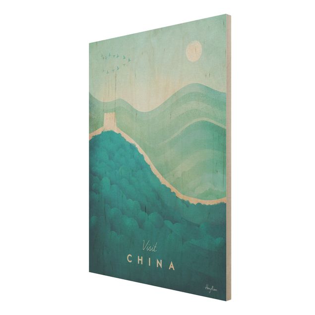 Cuadros Henry Rivers Travel Poster - China