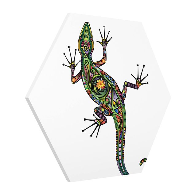 Cuadros decorativos modernos Gecko Pattern
