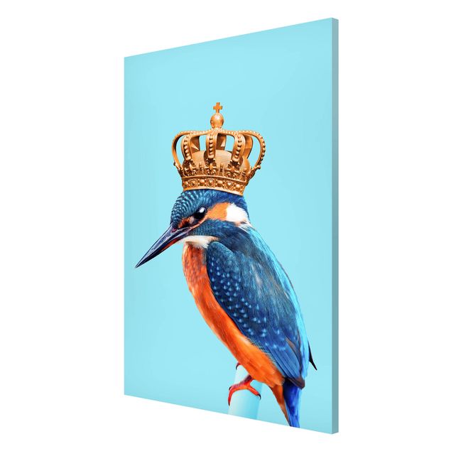 Láminas de cuadros famosos Kingfisher With Crown
