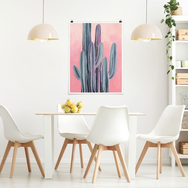 Cuadros plantas Cactus In Licht Pink II