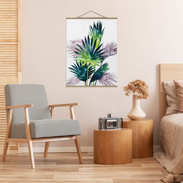 Cuadros de flores modernos Exotic Foliage - Fan Palm