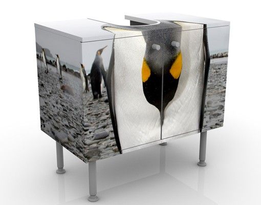 Mueble lavabo gris Penguin