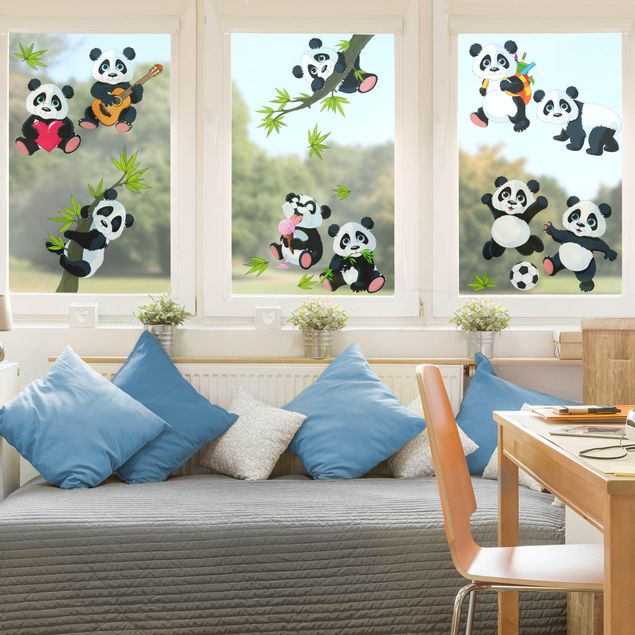 Decoración infantil pared Panda Bear Mega Set