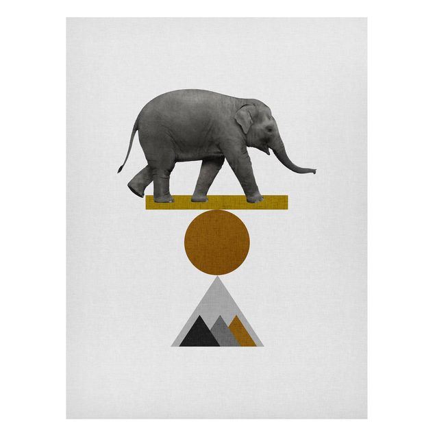 Cuadros elefantes Art Of Balance Elephant
