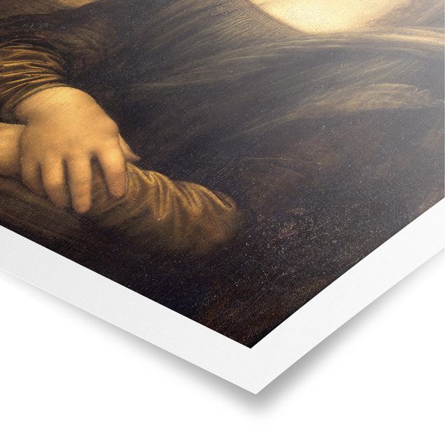 Póster cuadros famosos Leonardo da Vinci - Mona Lisa