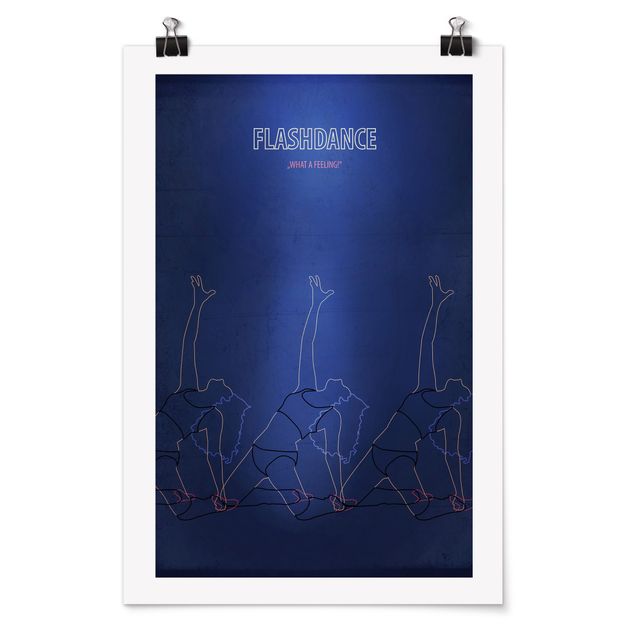 Cuadros retratos Film Poster Flashdance
