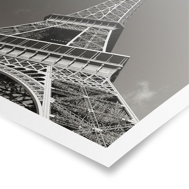 Láminas blanco y negro para enmarcar Eiffel tower