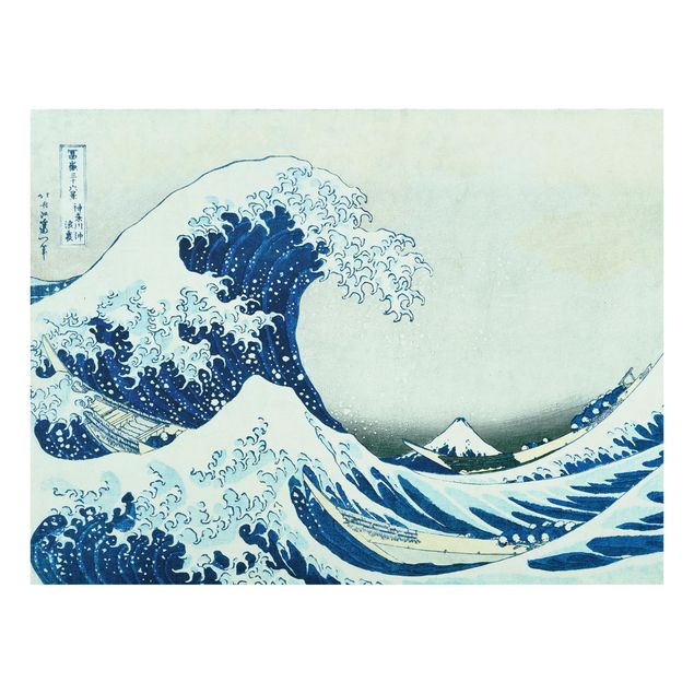 ola de hokusai cuadro Katsushika Hokusai - The Great Wave At Kanagawa