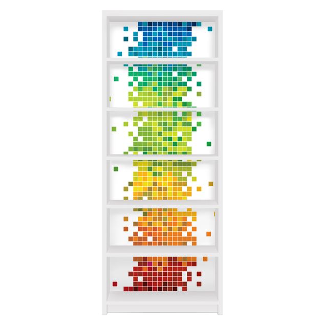 papel-adhesivo-para-muebles Pixel Rainbow