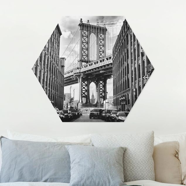 Cuadro New York Manhattan Bridge In America
