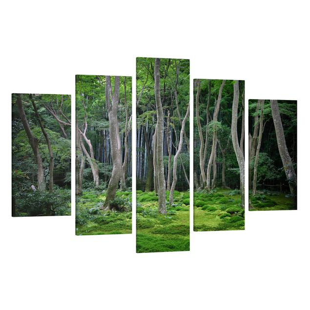 Cuadros de montañas Japanese Forest