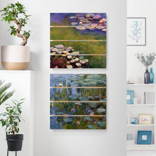 Cuadros Impresionismo Claude Monet - Water Lilies Set