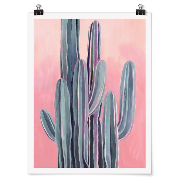 Cuadros de flores Cactus In Licht Pink II