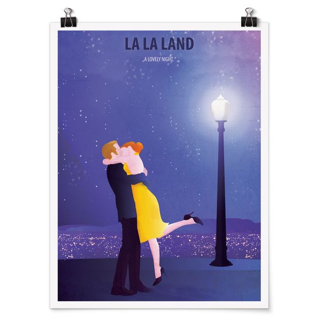 Cuadros de retratos Film Poster La La Land II