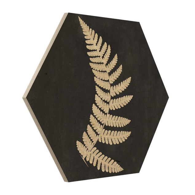 Cuadros modernos Fern With Linen Structure IV