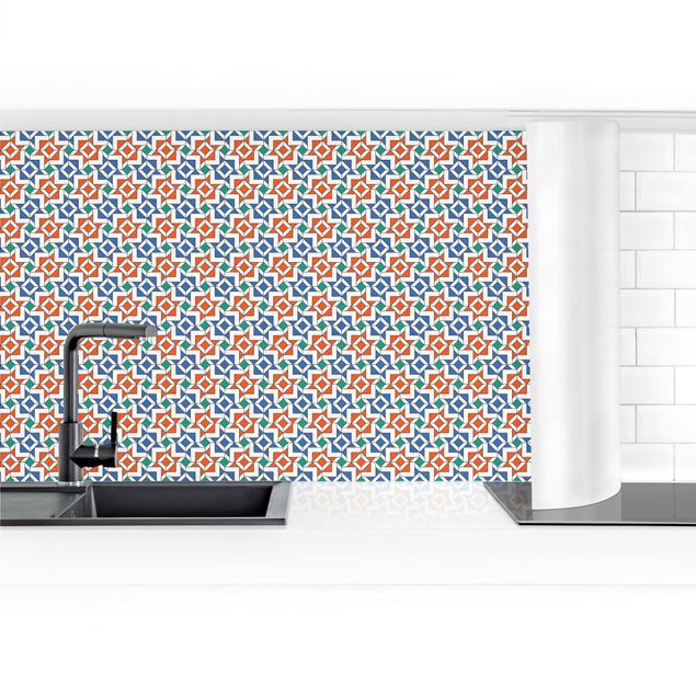 revestimiento pared cocina Alhambra Mosaic Tile Look