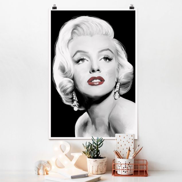 Decoración de cocinas Marilyn With Earrings