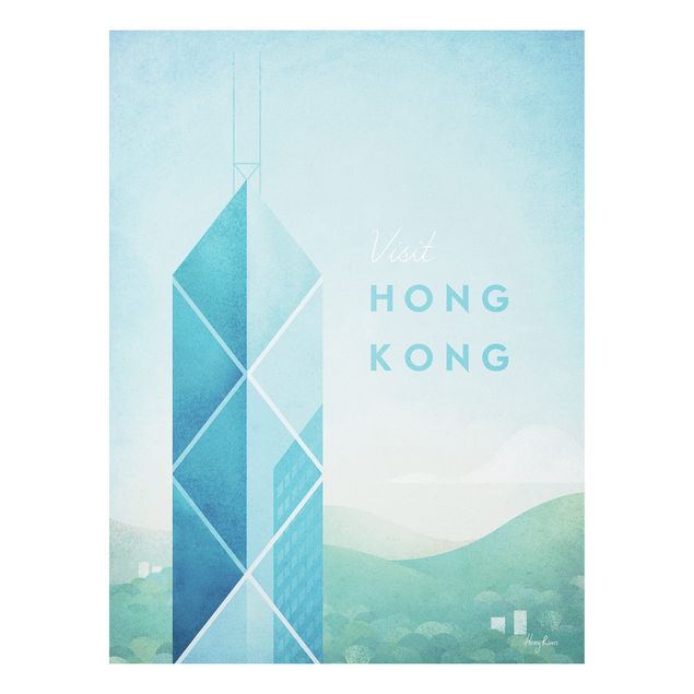 Decoración de cocinas Travel Poster - Hong Kong