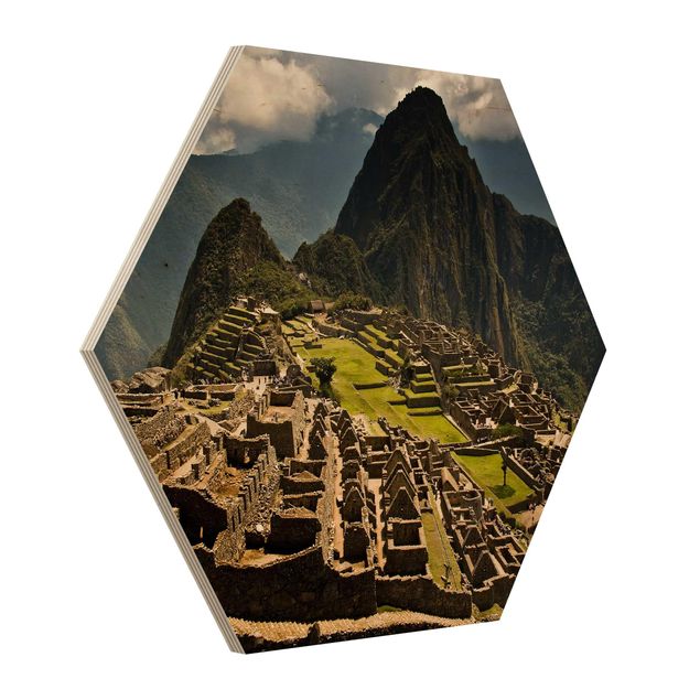 cuadro hexagonal Machu Picchu