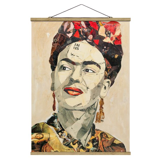 Cuadros retratos Frida Kahlo - Collage No.2